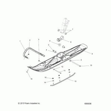 STEERING, SKI ASM. - S18EFT8P ALL OPTIONS (600036)