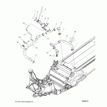ENGINE, COOLING SYSTEM - S16EG6 ALL OPTIONS (600037)
