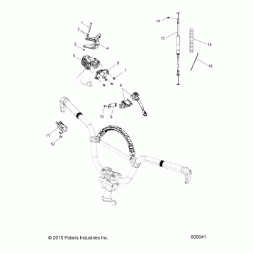 ENGINE, THROTTLE CONTROL ASM. - S18EFT8P ALL OPTIONS (600041)
