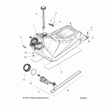 FUEL SYSTEM, FUEL TANK ASM. - S18EFT8P ALL OPTIONS (600043)