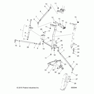 STEERING, LOWER - S16EG6 ALL OPTIONS (600044)