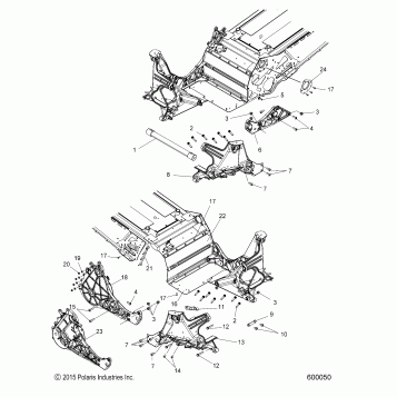 CHASSIS, BULKHEAD ASM. - S16EG6 ALL OPTIONS (600050)