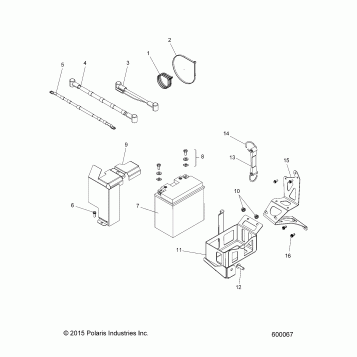 ELECTRICAL, BATTERY and CABLES - S16EG6 (600067)