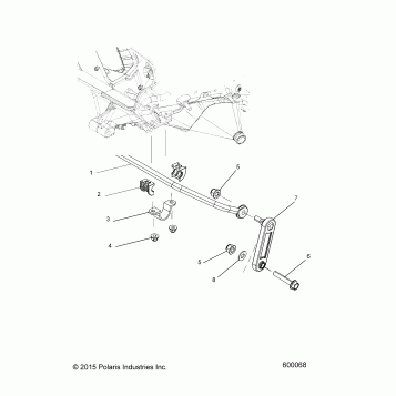 SUSPENSION, SWAY BAR - S19ELS8R ALL OPTIONS (600068)