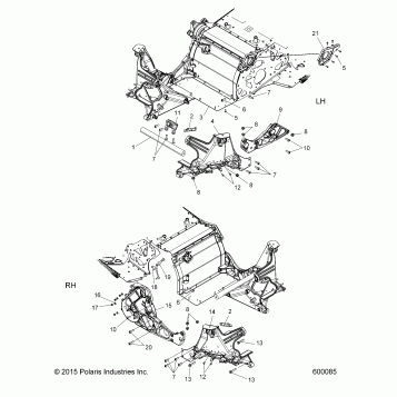 CHASSIS, BULKHEAD ASM. - S18DCH8PS ALL OPTIONS (600085)