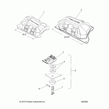 OPTIONS, STORAGE BAGS - S16EG6 FEATURES/OPTIONS (600099)