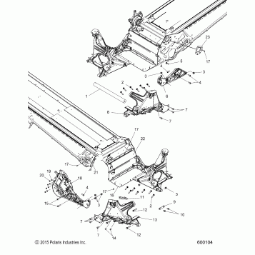 CHASSIS, BULKHEAD ASM. - S16EL8PE/PS/PSL ALL OPTIONS (600104)