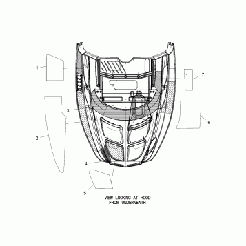 BODY, HOOD FOAM and FOIL - S17SJA5B ALL OPTIONS (600117)