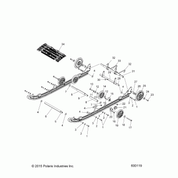 SUSPENSION, REAR - S17SJA5B ALL OPTIONS (600119)