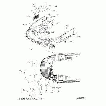 BODY, NOSEPAN and FOIL - S17SJA5B ALL OPTIONS (600120)