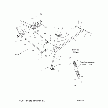 SUSPENSION, FRONT - S17SJA5B ALL OPTIONS (600126)