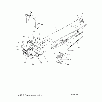 CHASSIS, TUNNEL - S16SU5BEB/BEL/BSL (600130)