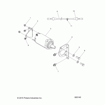 ENGINE, STARTER MOTOR - S17SJA5B ELECTRIC START (49SNOWSTARTER14550)