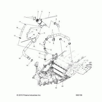ENGINE, COOLING SYSTEM - S16CW6 ALL OPTIONS (600156)