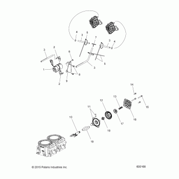 ENGINE, EXHAUST VALVES and SOLENOID - S20DCH6PS (600168)