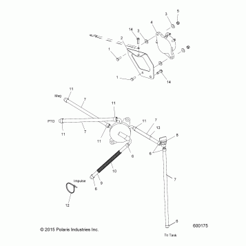 FUEL SYSTEM, FUEL PUMP and LINES - S17CED5 ALL OPTIONS (600175)