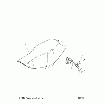 BODY, SEAT ASM. - S16EG6 ALL OPTIONS (600187)