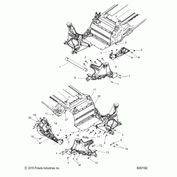 CHASSIS, BULKHEAD ASM. - S17EFN8/EFT8 ALL OPTIONS (600192)