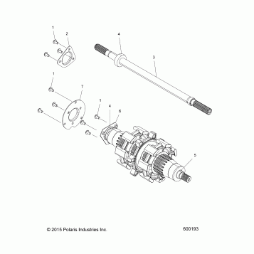 DRIVE TRAIN, JACKSHAFT and DRIVESHAFT - S17EFN8/EFT8 ALL OPTIONS (600193)