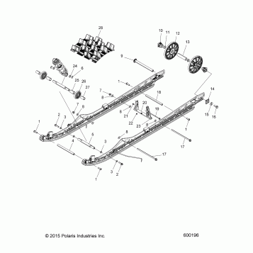 SUSPENSION, REAR - S16ED8/EH8 ALL OPTIONS (600196)