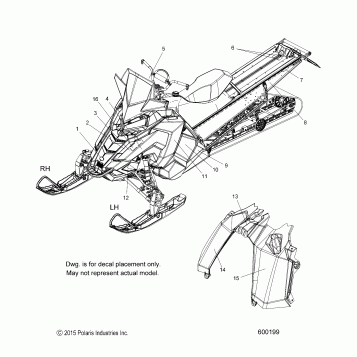 BODY, DECAL - S16EN8 (600199)