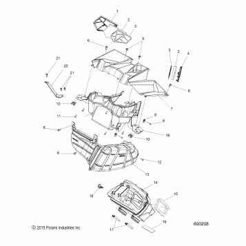 ENGINE, AIR INTAKE SYSTEM - S18EFT8P ALL OPTIONS (600208)