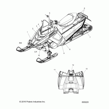 BODY, DECAL - S18CBA6GS/CBB6GS ALL OPTIONS (600220)
