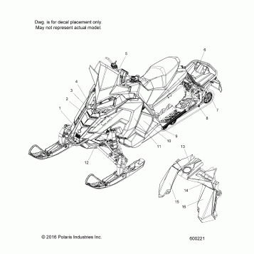 BODY, DECAL - S17DCH6 (600221)