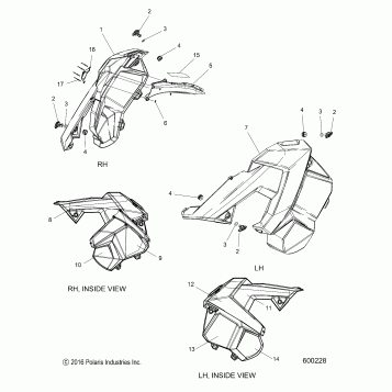 BODY, SIDE PANELS - S20EKL8RS ALL OPTIONS (600228)