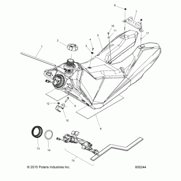 FUEL SYSTEM, FUEL TANK ASM. - S18DCH8PS ALL OPTIONS (600244)