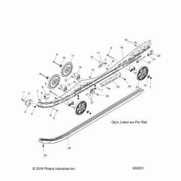 SUSPENSION, RAIL MOUNTING - S18EER6PSA/PSL/PEL (600251)