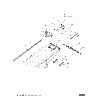 BODY, BUMPER, REAR, SNOWFLAP and TAILLIGHT COVER - S18EER6PSA/PSL/PEL (600255)