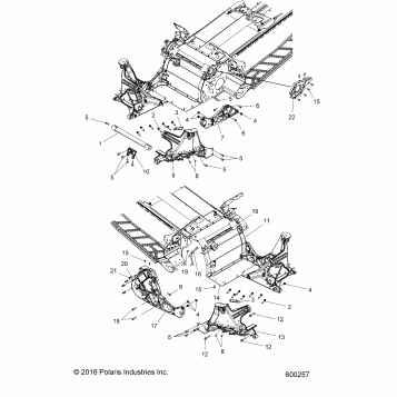 CHASSIS, BULKHEAD ASM. - S17EEC8 ALL OPTIONS (600257)
