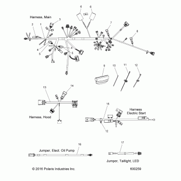 ELECTRICAL, WIRE HARNESS - S18EER6PSA/PSL/PEL (600259)
