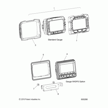 ELECTRICAL, MULTI FUNCTION GAUGE - S18DCH8PS ALL OPTIONS (600266)
