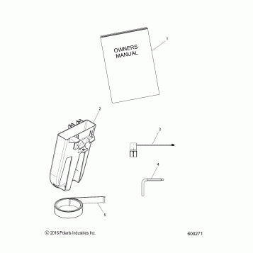 TOOLS, BELT HOLDER, TOOLS, and OWNERS MANUAL - S20DCH6PS ALL OPTIONS (600271)