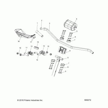 STEERING, UPPER and HANDLEBAR ASM. - S17EEC8 ALL OPTIONS (600272)
