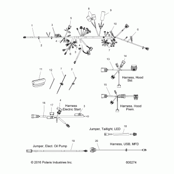 ELECTRICAL, WIRE HARNESS - S17EEC8 ALL OPTIONS (600274)