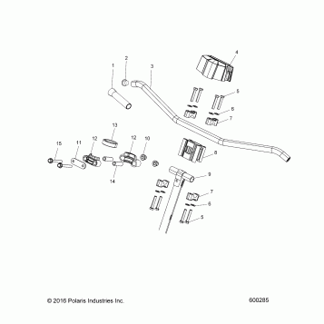 STEERING, UPPER and HANDLEBAR ASM. - S18EER6PSA/PSL/PEL (600285)
