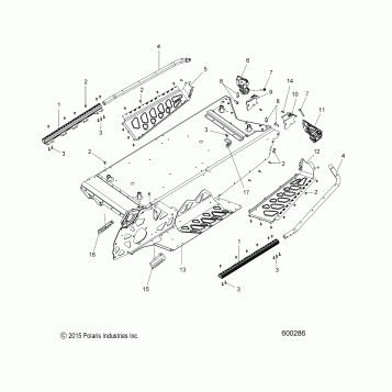CHASSIS, TUNNEL and REAR ASM. - S17DDE6PSL (600286)