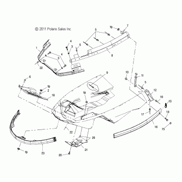 BODY, NOSEPAN BRACES and BUMPER - S17SJA5B ALL OPTIONS (600287)