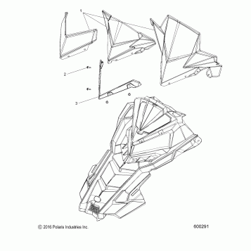 BODY, WINDSHIELD - S18DCH8PS ALL OPTIONS (600291)