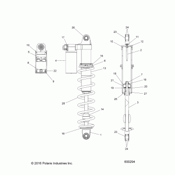 SUSPENSION, SHOCK, IFS (7044564) - S21DDL6PS ALL OPTIONS (600294)