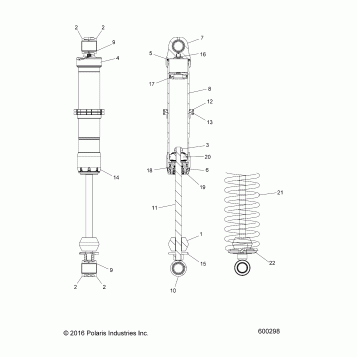 SUSPENSION, SHOCK, IFS (7044518) - S18EER6PSA/PSL/PEL (600298)