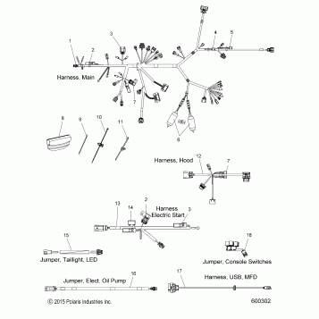 ELECTRICAL, WIRE HARNESS - S17EFK6 ALL OPTIONS (600302)