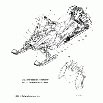 BODY, DECAL - S17DDE6PSL (600307)