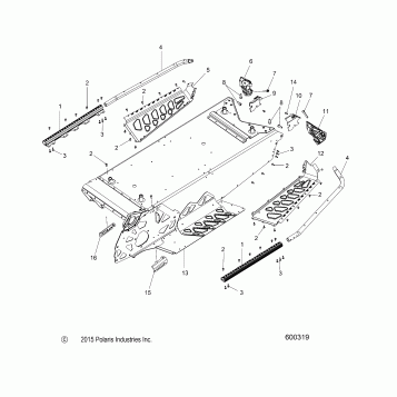 CHASSIS, TUNNEL and REAR ASM. - S18DDJ8PS ALL OPTIONS (600319)