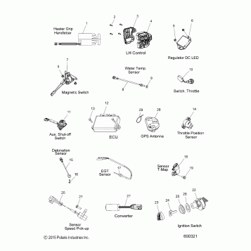 ELECTRICAL, SWITCHES, SENSORS and COMPONENTS - S18DCH8PS ALL OPTIONS (600321)