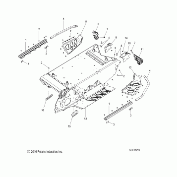 CHASSIS, TUNNEL and REAR ASM. - S18DCH8PS ALL OPTIONS (600328)