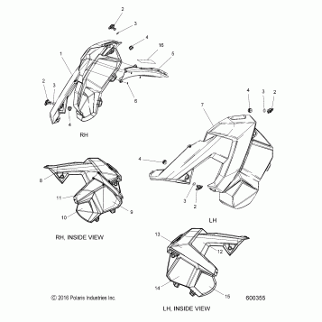 BODY, SIDE PANELS - S21EKP8RS ALL OPTIONS (600355)